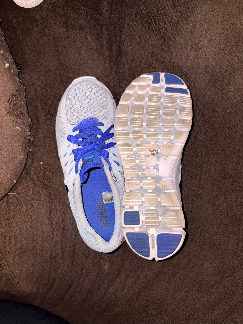 Women’s Lightweight Mesh Running Shoes - Blue/White